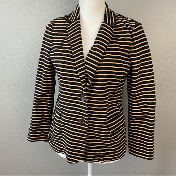 J. Crew Maritime Striped Career Blazer Jacket - Picture 4 of 9